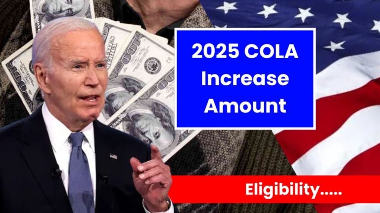 Amount of the 2025 COLA increase