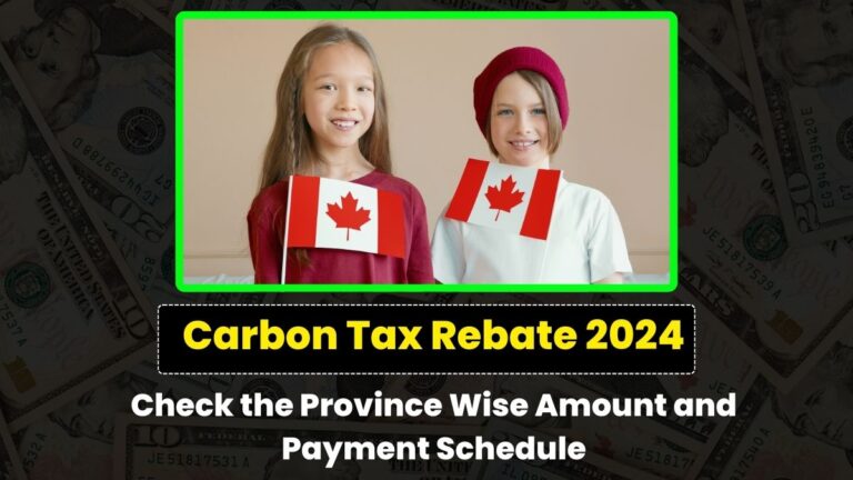 Carbon Tax Rebate 2024