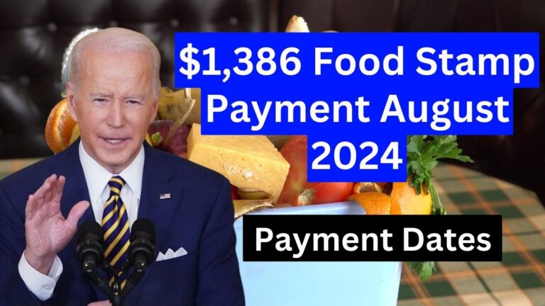 Food Stamp Payment August 2024