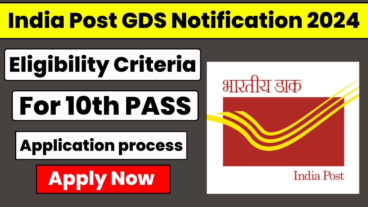 India Post GDS Notification 2024