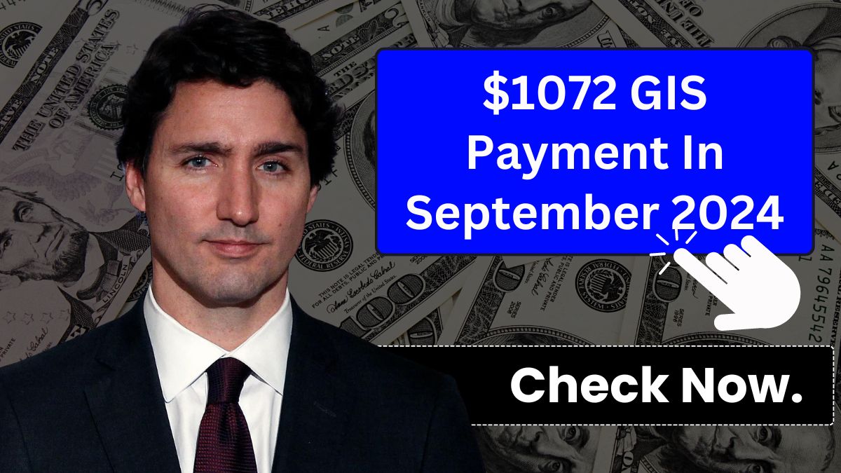 $1072 GIS Payment In September 2024