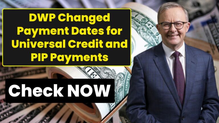 DWP Changed Payment Dates